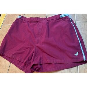 True Vintage Jantzen Center Court‎ Fabric Tennis Shorts Maroon Red Men's 36 x 3"